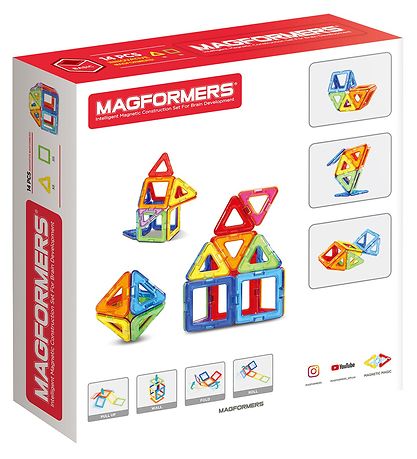 Magformers Magnetsæt - 14 Dele