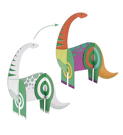 Djeco Kreatives Spielset - 13 Teile - Dinosaurier