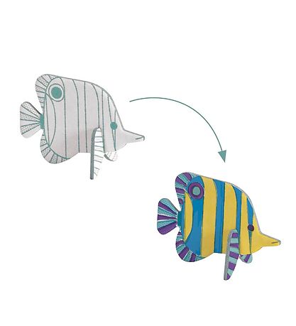 Djeco Kreasæt - 13 Dele - Havet