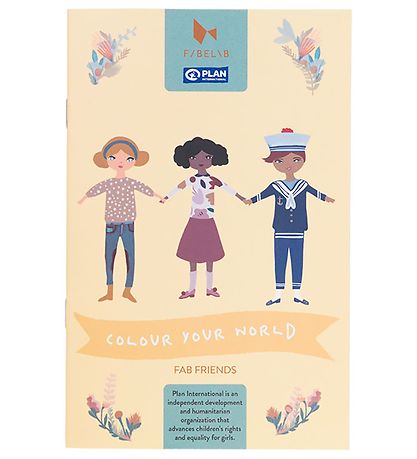 PLAN International x Fabelab Colouring Book - Colour Your World