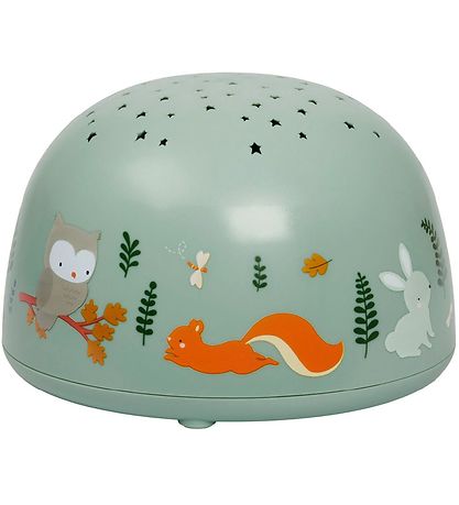A Little Lovely Company Projektørlampe - 14x9 cm - Forest Fri