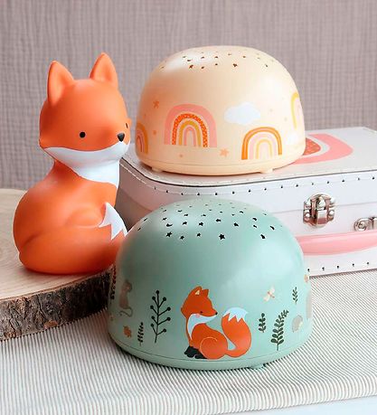 A Little Lovely Company Projektørlampe - 14x9 cm - Forest Fri