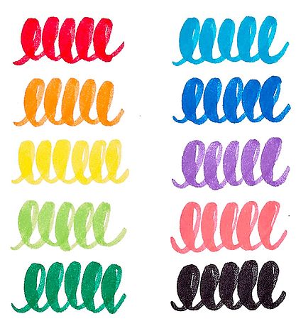 Ooly Jumbo Tusher - Big Bright Brush - 10 Stk - Multifarvet Ooly Jumbo Tusher - Big Bright Brush - 10 Stk - Multifarvet
