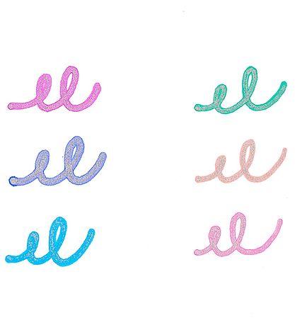 Ooly Tusher - Silver Linings - 6 Stk - Multifarvet Sølv