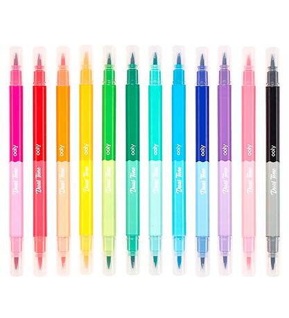 Tusher Ooly - Double Tone - 12 pièces - Multicolore