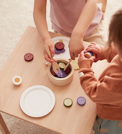 Kids Concept Play Food - Salad set - Wood