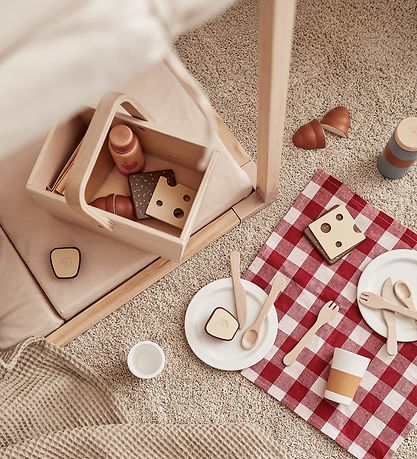 Kids Concept Legemad - Picnic sæt - Træ