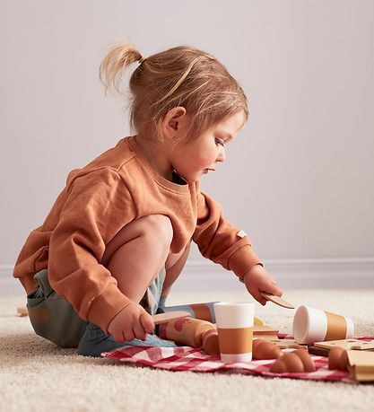 Kids Concept Legemad - Picnic sæt - Træ