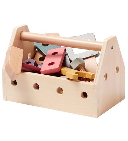 Kids Concept Trælegetøj - Værktøjskasse - Træ Kids Concept Trælegetøj - Værktøjskasse - Træ