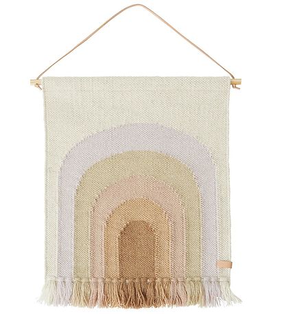 OYOY Vægdekoration - Follow The Rainbow - Uld - Lavender OYOY Vægdekoration - Follow The Rainbow - Uld - Lavender