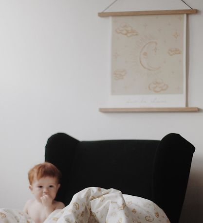 VACVAC Plakat - Håndlavet - 40x50 cm - Golden Mustard