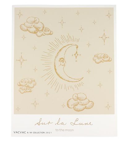 VACVAC Plakat - Håndlavet - 40x50 cm - Golden Mustard VACVAC Plakat - Håndlavet - 40x50 cm - Golden Mustard