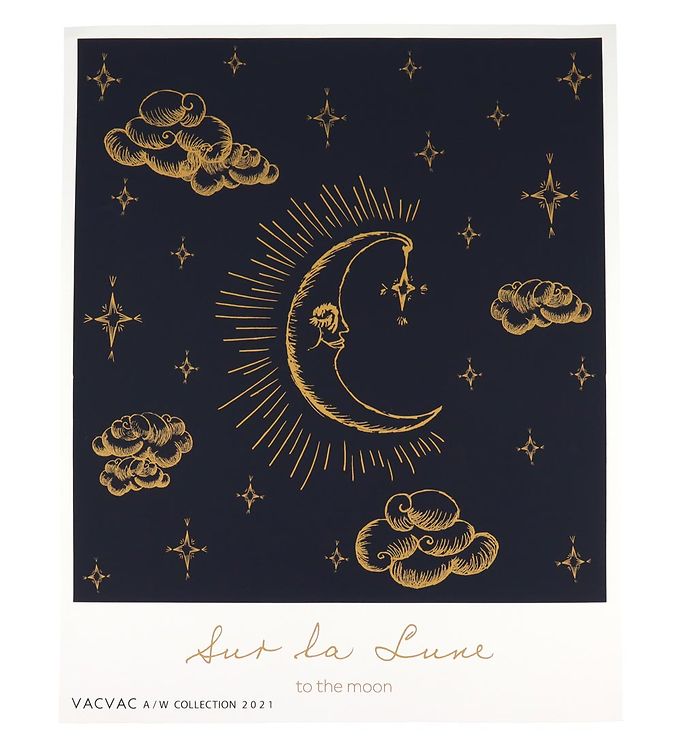VACVAC Plakat - Håndlavet - 40x50 cm - Night Blue