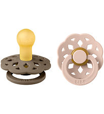 BIBS Boheme Sutter - 2-pak - Str. 1 - Rund - Dark Oak/Blush BIBS Boheme Sutter - 2-pak - Str. 1 - Rund - Dark Oak/Blush