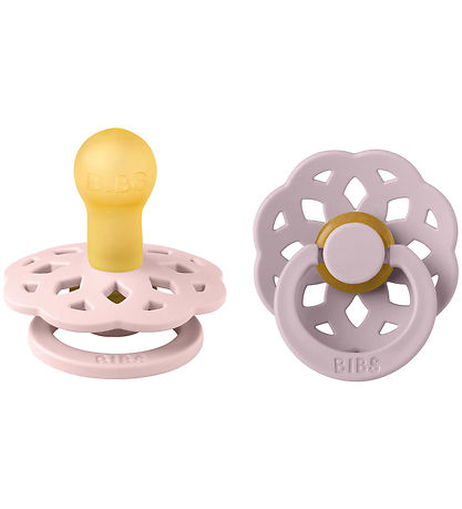 BIBS Boheme Sutter - 2-pak - Str. 1 - Rund - Blossom/Dusky Lilac BIBS Boheme Sutter - 2-pak - Str. 1 - Rund - Blossom/Dusky Lilac