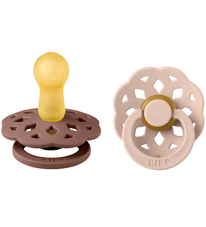 BIBS Boheme Sutter - 2-pak - Str. 2 - Rund - Woodchuck/Blush BIBS Boheme Sutter - 2-pak - Str. 2 - Rund - Woodchuck/Blush