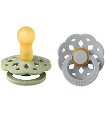 BIBS Boheme Sutter - 2-pak - Str. 2 - Rund - Sage/Cloud BIBS Boheme Sutter - 2-pak - Str. 2 - Rund - Sage/Cloud