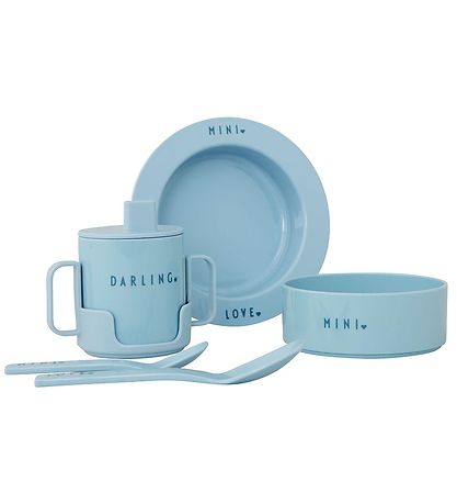 Set de Vaisselle Design Letters - Tritan - 5 Parties - Mini Favo