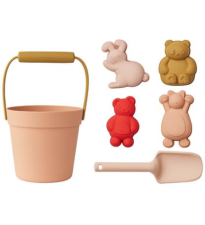 Liewood Strandsæt - 15x14 cm - Silikone - Dante - Classisk/Rose  Liewood Strandsæt - 15x14 cm - Silikone - Dante - Classisk/Rose