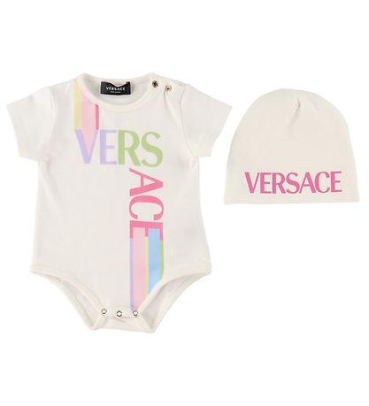 Versace Gaveæske - Hue/Body k/æ - Hvid/Pink m. Logo Versace Gaveæske - Hue/Body k/æ - Hvid/Pink m. Logo