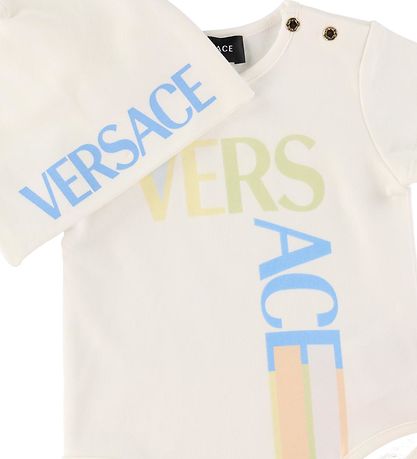 Versace Gaveæske - Hue/Body k/æ - Hvid/Lyseblå m. Logo Versace Gaveæske - Hue/Body k/æ - Hvid/Lyseblå m. Logo