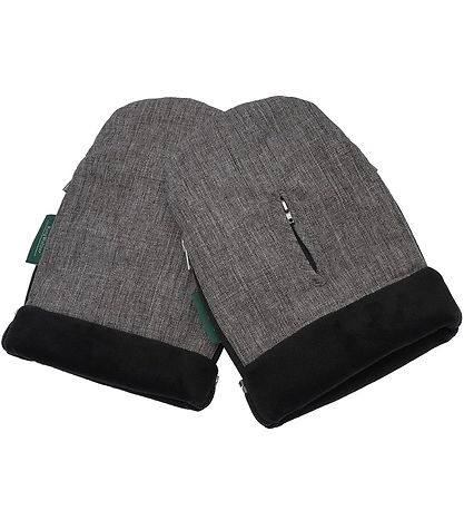 KongWalther Pram Muffs - Østerbro - Grey Melange w. Fleece KongWalther Pram Muffs - Østerbro - Grey Melange w. Fleece