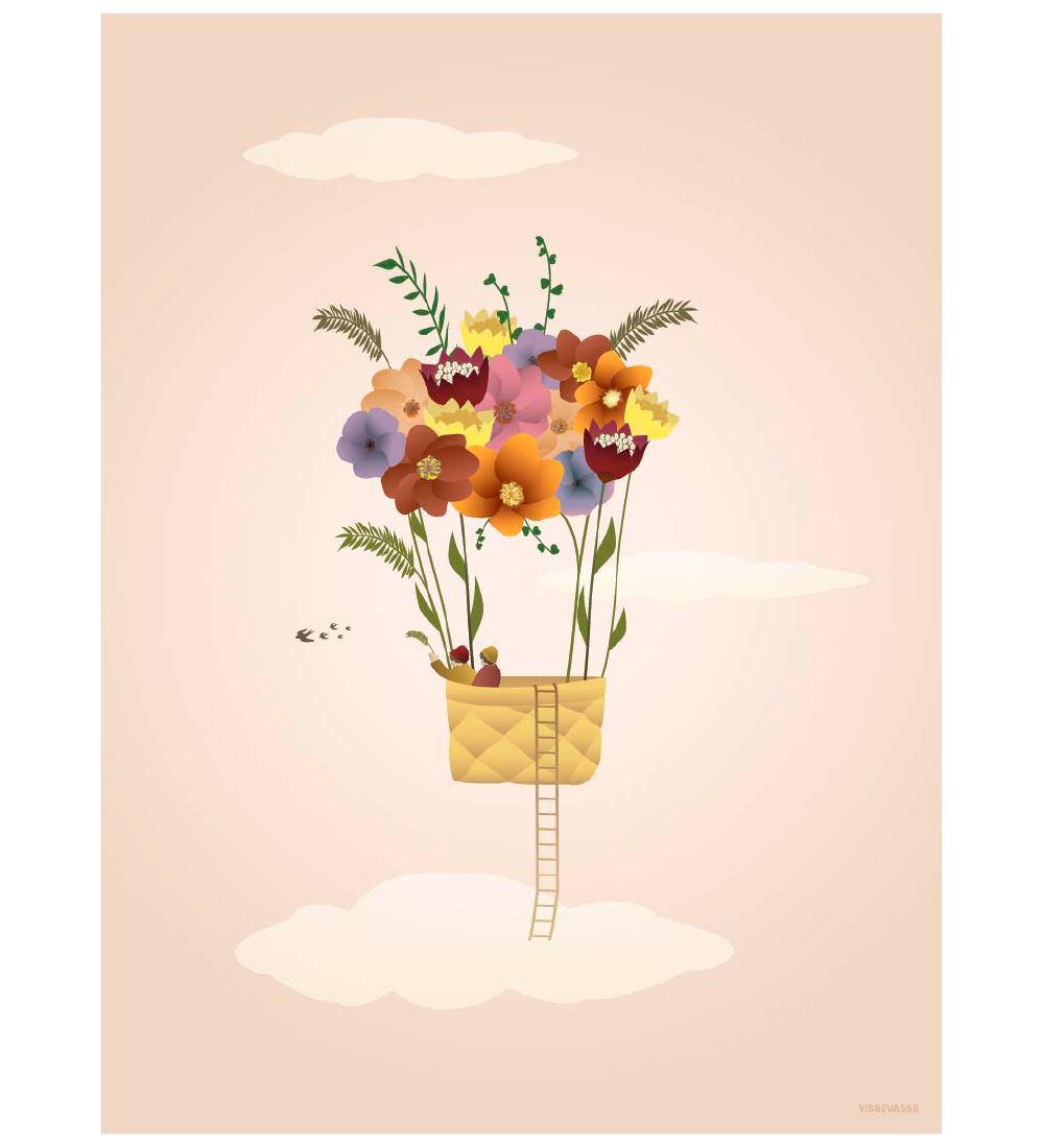 Vissevasse Poster - 30x40 - Fly With Me - Vissevasse - OneSize - Posters