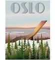 Vissevasse Plakat - 30x40 - Oslo Holmenkollbakken Vissevasse Plakat - 30x40 - Oslo Holmenkollbakken