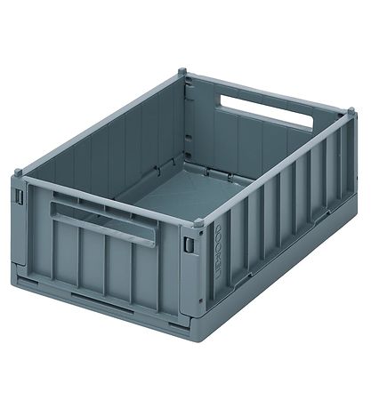 Liewood Foldekasser - 25x18x9,5 cm - Small - 2-pak - Whale Blue Liewood Foldekasser - 25x18x9,5 cm - Small - 2-pak - Whale Blue