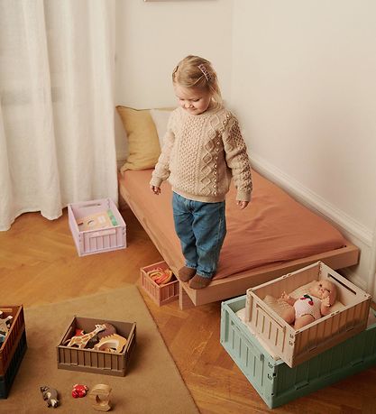 Liewood Foldekasser - 25x18x9,5 cm - Small - 2-pak - Whale Blue Liewood Foldekasser - 25x18x9,5 cm - Small - 2-pak - Whale Blue