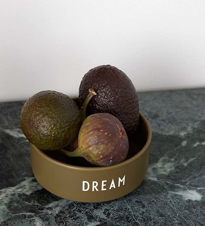 Design Letters Skål - Dream - Olive Design Letters Skål - Dream - Olive