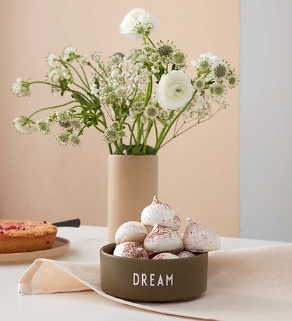 Design Letters Skål - Dream - Olive Design Letters Skål - Dream - Olive