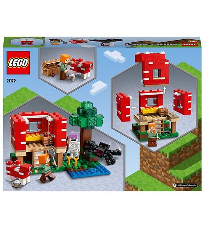 LEGO® Minecraft - Svampehuset 21179 - 272 Dele LEGO® Minecraft - Svampehuset 21179 - 272 Dele