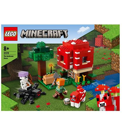 LEGO® Minecraft - Svampehuset 21179 - 272 Dele LEGO® Minecraft - Svampehuset 21179 - 272 Dele