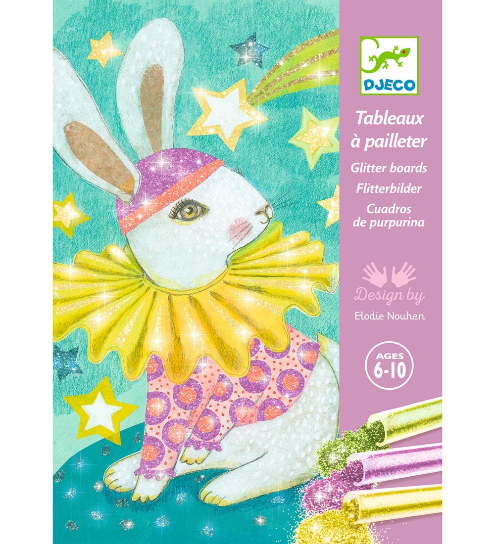Djeco Kreatives Spielset - Palliet Pictures - Karneval der Tiere - Djeco - One Size - Kreatives Spielset