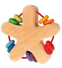 Jouet en bois Grimms - Hochet - Étoile - Multicolore Jouet en bois Grimms - Hochet - Étoile - Multicolore
