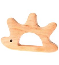 Grimms Wooden Toy - Rattle - Hedgehog - Natural Grimms Wooden Toy - Rattle - Hedgehog - Natural
