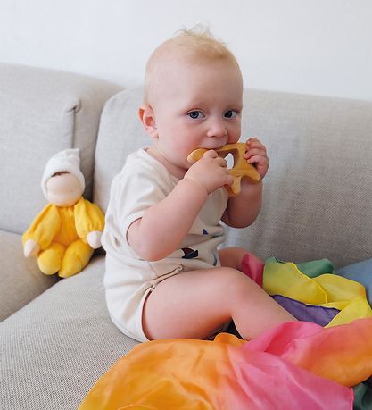 Grimms Wooden Toy - Rattle - Hedgehog - Natural Grimms Wooden Toy - Rattle - Hedgehog - Natural