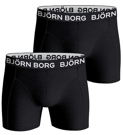 Björn Borg Boxershorts - 2-Pak - Sort Björn Borg Boxershorts - 2-Pak - Sort