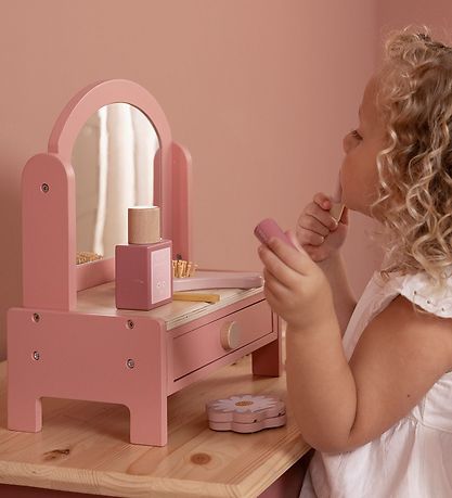 Little Dutch Sminkebord - Træ - Rosa Little Dutch Sminkebord - Træ - Rosa