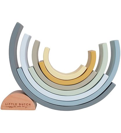 Little Dutch Stablelegetøj - Regnbue - Blå Little Dutch Stablelegetøj - Regnbue - Blå