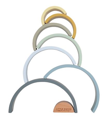 Little Dutch Stablelegetøj - Regnbue - Blå Little Dutch Stablelegetøj - Regnbue - Blå