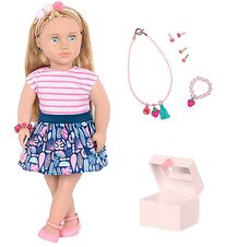 Our Generation Dukke - 46 cm - Alessia m. Smykkeskrin Our Generation Dukke - 46 cm - Alessia m. Smykkeskrin