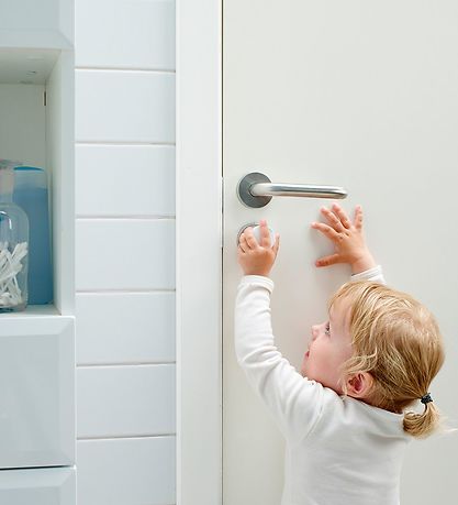 BabyDan Børnesikring - Dørlås - Hvid
