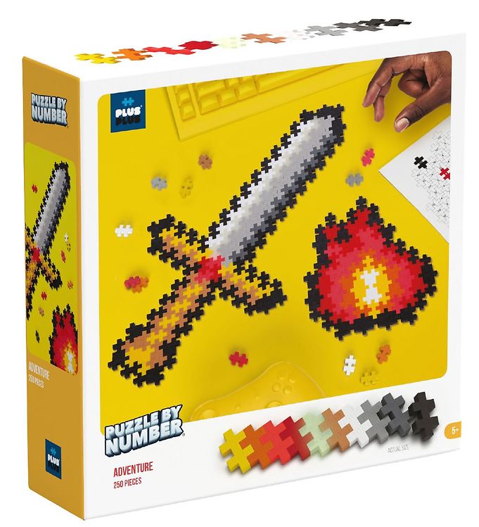 Plus-Plus Puzzle-By-Number - Eventyr - 250 stk - Fra 5 år.