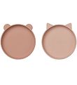 Liewood Tallerkener - Silikone - 2-pak - Olivia - Rose Mix