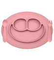 EzPz Dinner Set - Silicone - 3 Parts - Dusty Pink
