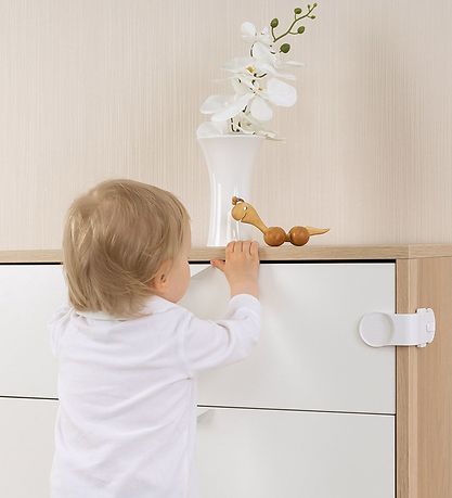 Reer Skab/Skuffe Lås - Hvid