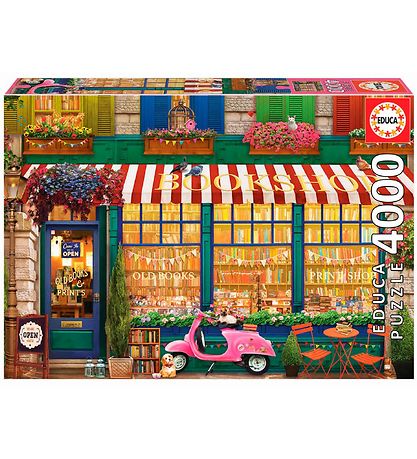 Educa Puslespil - 4000 Brikker - Vintage Bookshop Educa Puslespil - 4000 Brikker - Vintage Bookshop