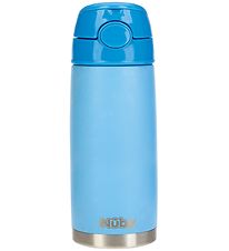 Nuby Termoflaske m. Sugerør - 420ml - Blå Nuby Termoflaske m. Sugerør - 420ml - Blå